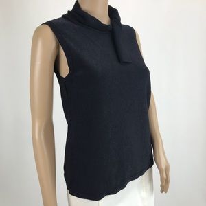 Jones New York Tie-Neck Sleeveless Sweater